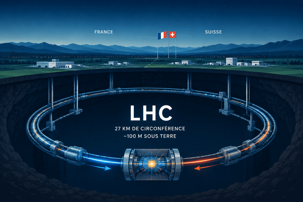 Le LHC du CERN sous la frontière franco-suisse prépare sa transformation en HL-LHC