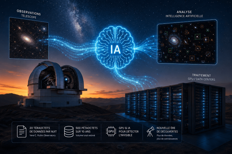 IA et GPU pour analyser les données astronomiques de James Webb et Rubin et Adrien Hassler
