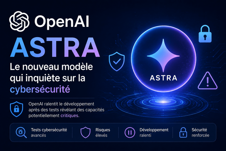 OpenAI Astra, nouveau modèle d'intelligence artificielle et cybersécurité