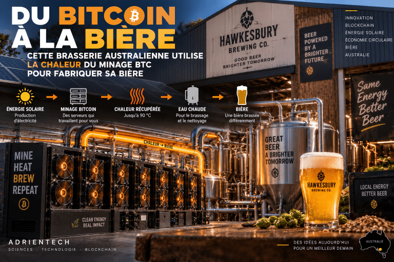 Une brasserie australienne utilise la chaleur du minage Bitcoin pour fabriquer sa bière