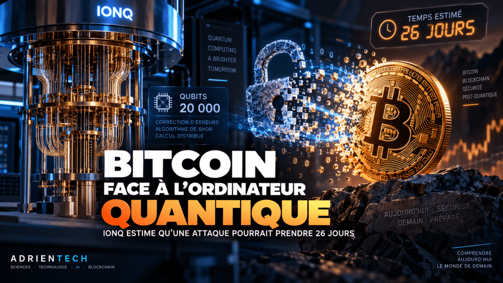 Bitcoin face à l’ordinateur quantique et aux 20 000 qubits estimés par IonQ