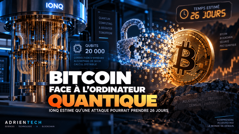 Bitcoin face à l’ordinateur quantique et aux 20 000 qubits estimés par IonQ