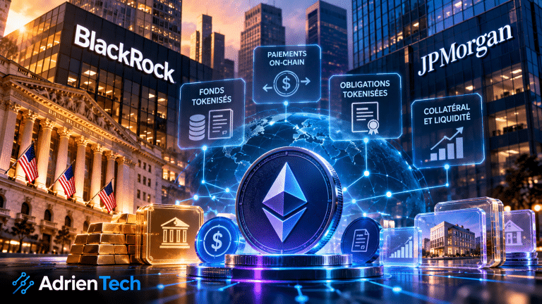 BlackRock et JPMorgan accélèrent dans la blockchain et la tokenisation des actifs