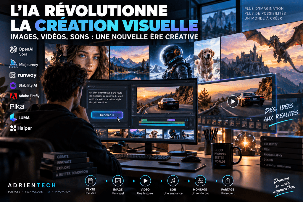 Intelligence artificielle générant des images et des vidéos