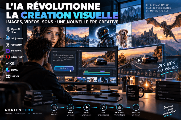Intelligence artificielle générant des images et des vidéos