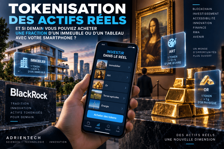 Tokenisation des actifs réels comme l’immobilier, l’art et l’or sur la blockchain